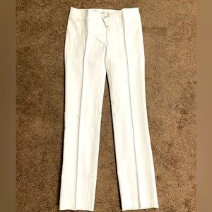 Loft white dress pants, size 0